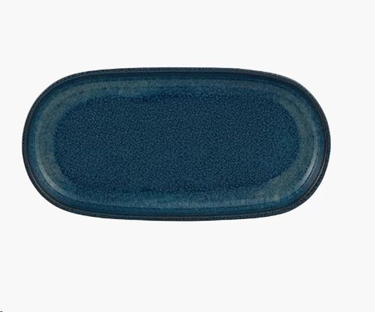 Lápis lazuli fuente oval 29,5 cm